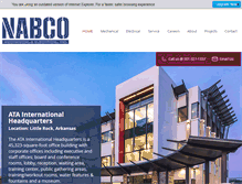 Tablet Screenshot of nabco.com